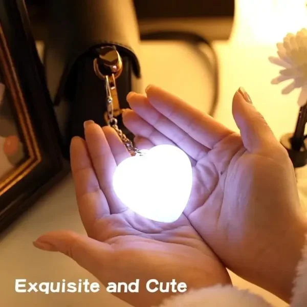 Touch Sensitive LED Charging Lamp Purse Light Handbag with Automatic Sensor Bed Lamp Heart Light Gift Ideas Women