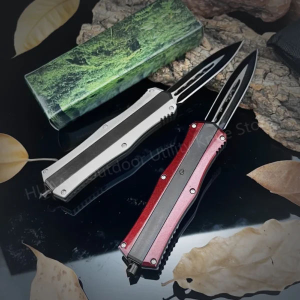 Hot Camping Knife 440C Blade Rescue Knife Tactical Self-Defense Folding Knife ABS Handle Outdoor Survival Pocket EDC Tool