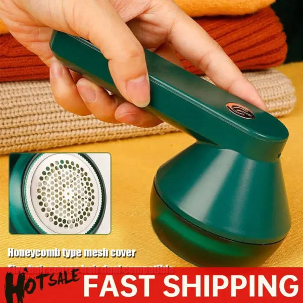 Electric Pellets Lint Remover Portable Clothes Shaver Cleaner 6-Leaf Blades Sweater Shaver Defuzzer for Home TravelHome Supplies