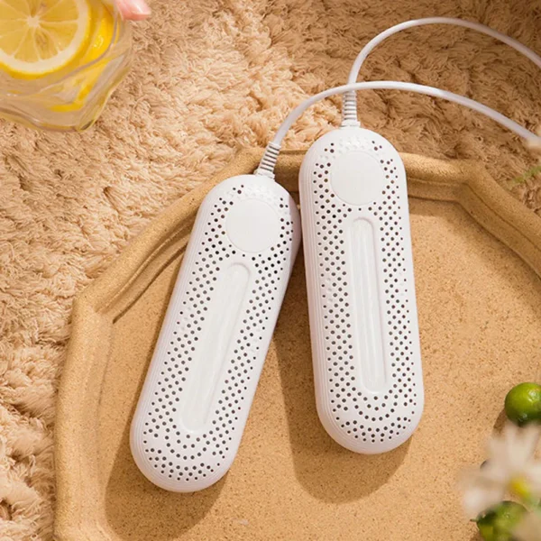 Shoe Dryer and Odor Eliminator Smart Drying Machine Portable Shoes Dehumidifier Timing/Telescopic/Purple Light Compact for Home