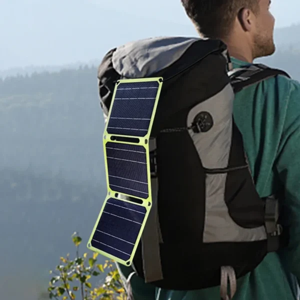 ​30W/40W 5V Foldable Solar Panel Portable Battery Phone Charger PD 20W QC 3.0 5V 9V 12V IP67 Waterproof Photovoltaic Panel